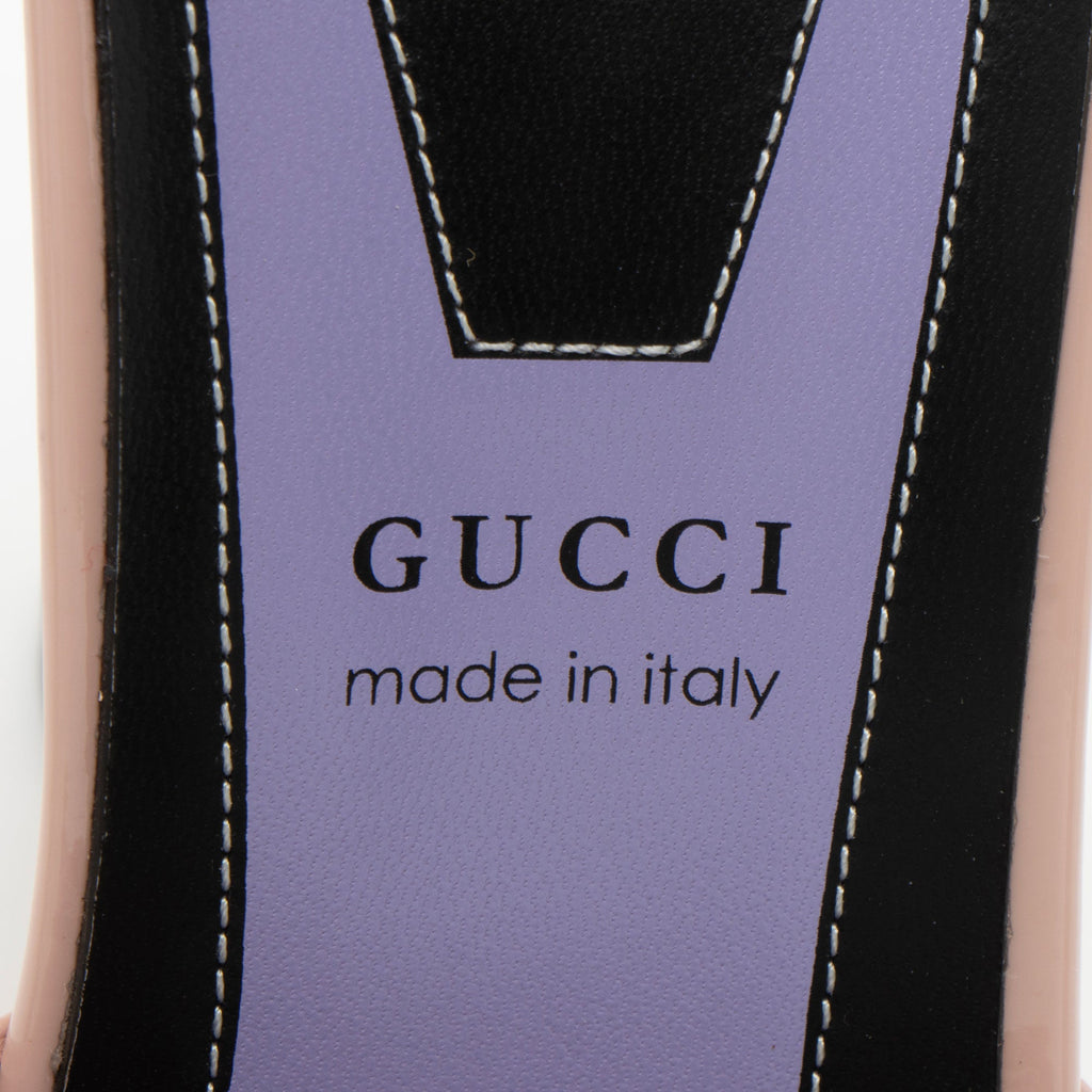 Gucci Patent Leather Spiked Sadie Pumps - Size 10 / 40