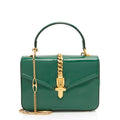 Gucci Patent Leather Sylvie 1969 Mini Top Handle (SHF-iiXdUI)