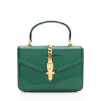 Gucci Patent Leather Sylvie 1969 Mini Top Handle