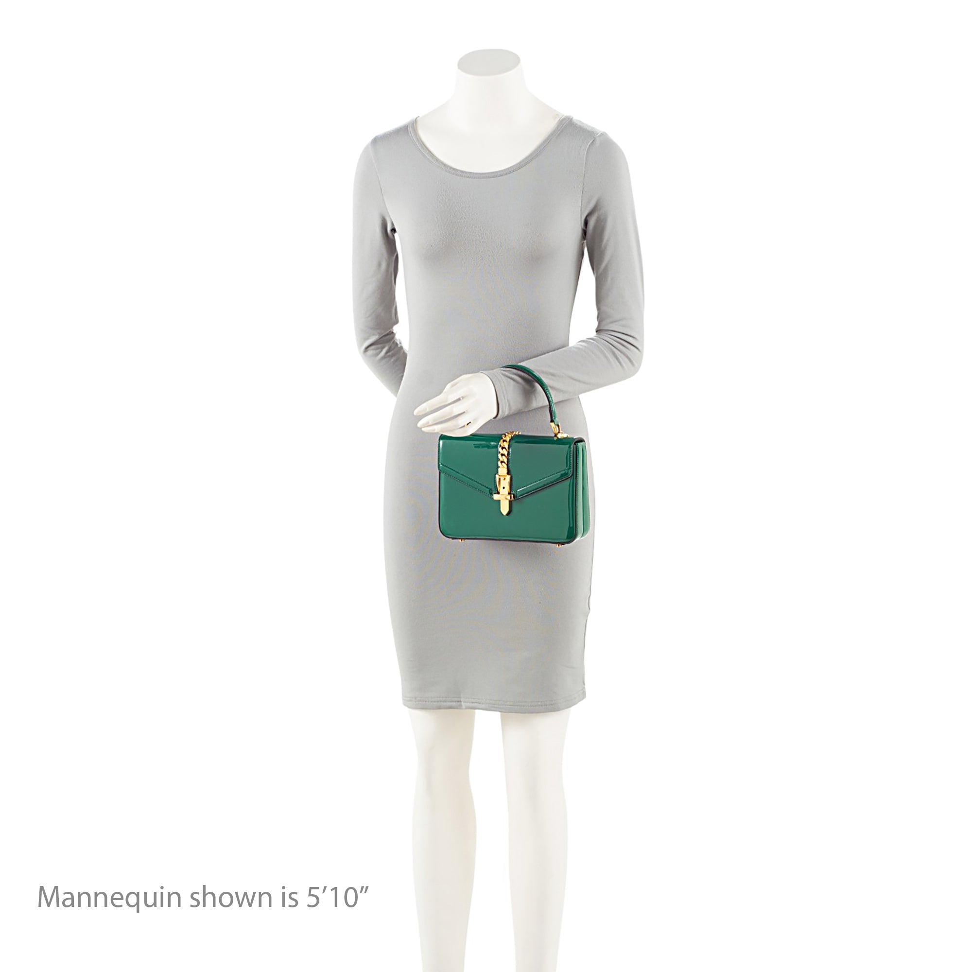 Gucci Patent Leather Sylvie 1969 Mini Top Handle