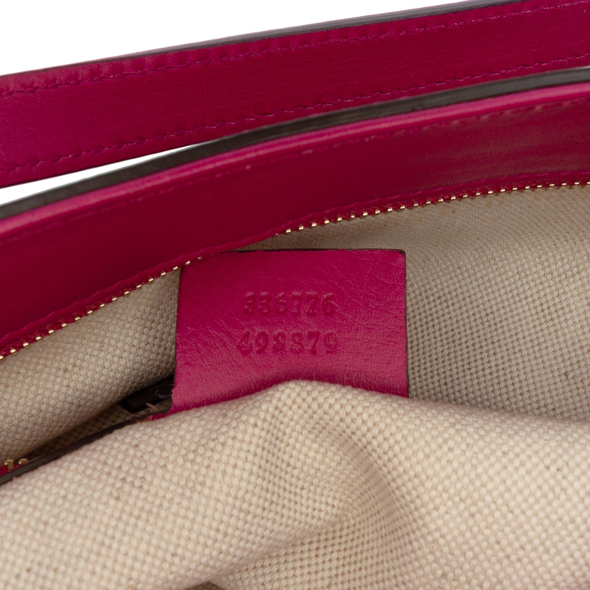Gucci Patent Microguccissima Nice Tote