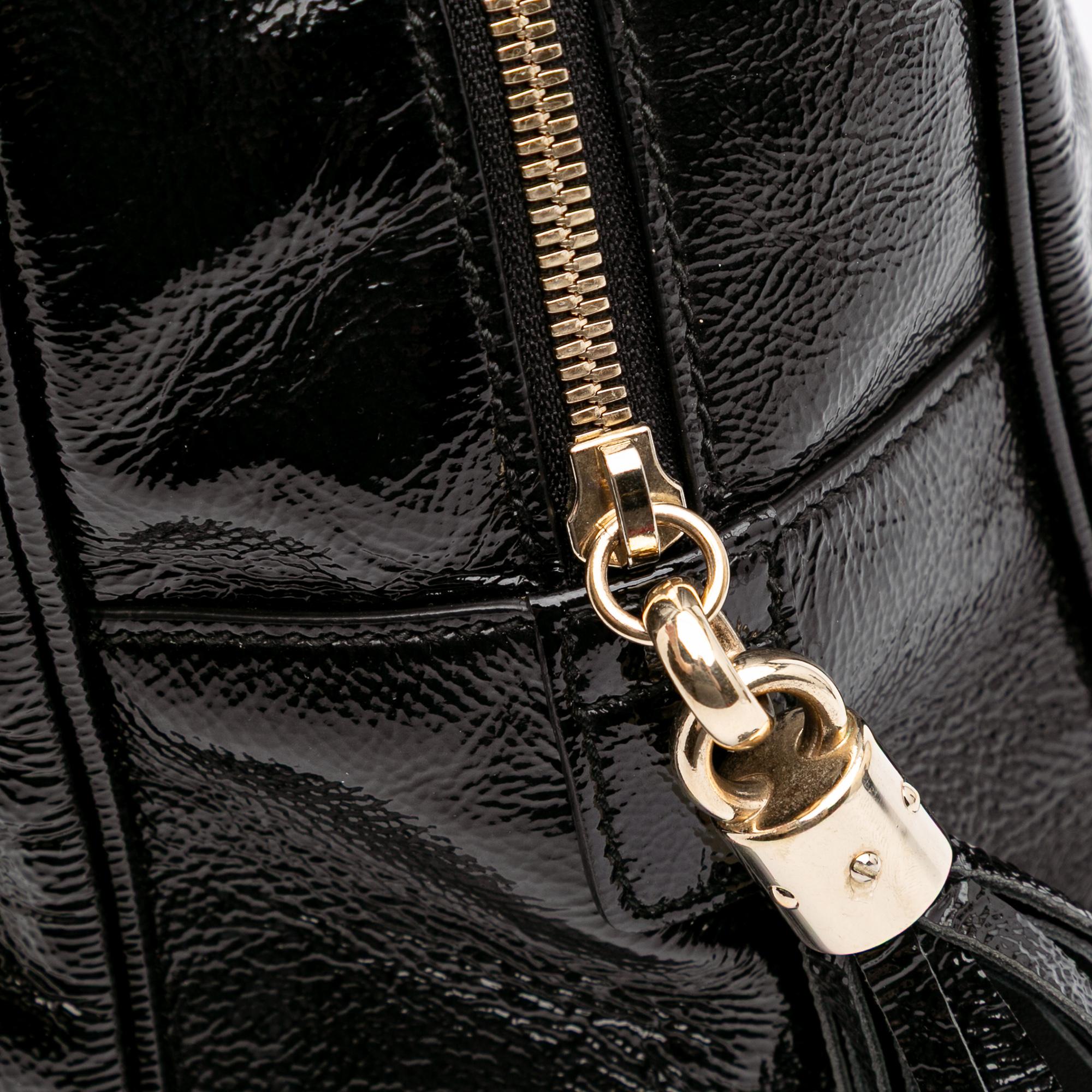 Gucci Patent Soho Chain Shoulder Bag