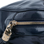 Gucci Patent Soho Chain Zip Shoulder Bag