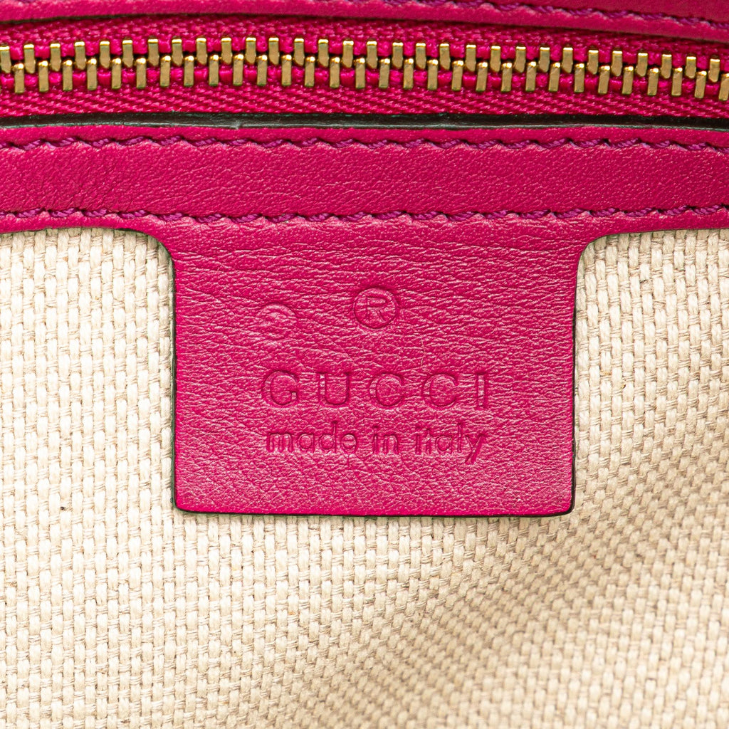 Gucci Patent Soho Chain Zip Shoulder Bag