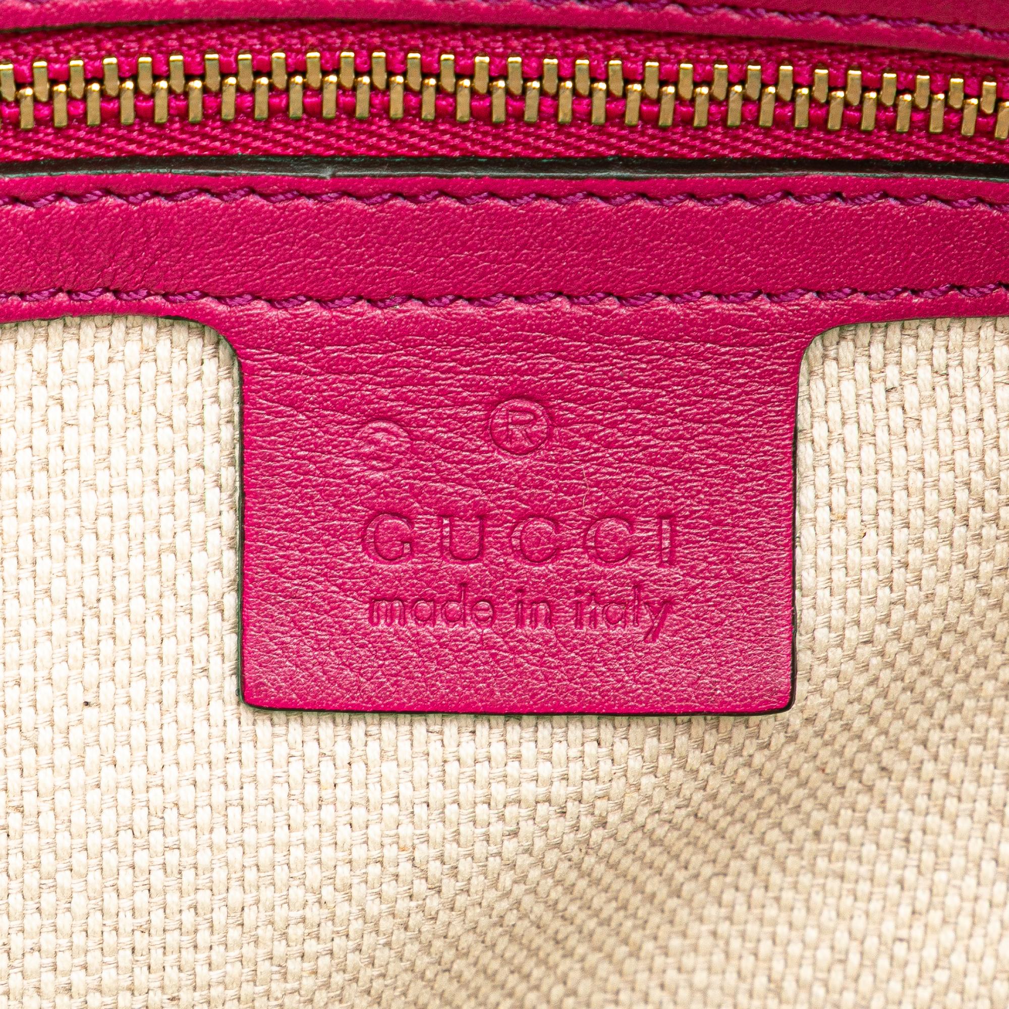 Gucci Patent Soho Chain Zip Shoulder Bag
