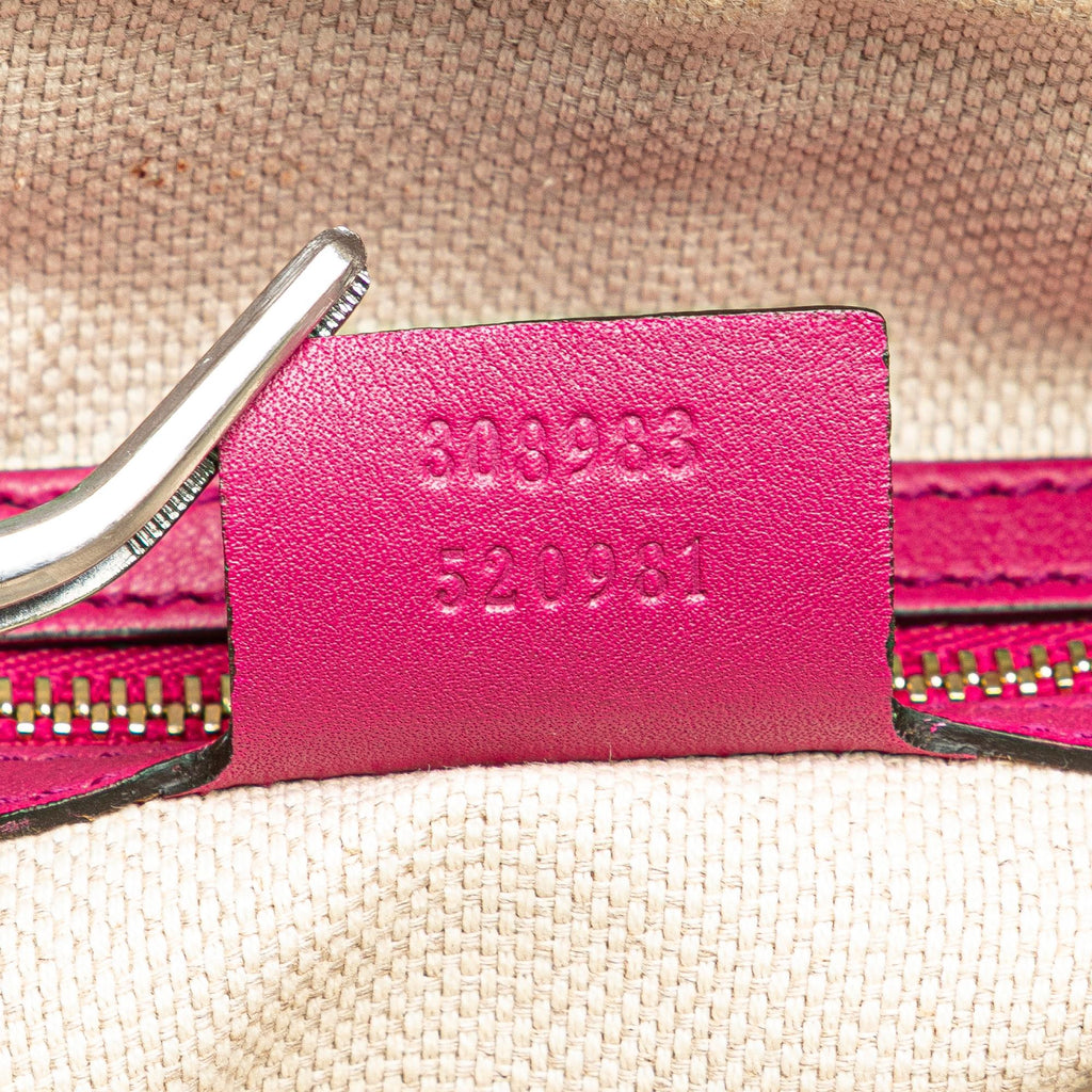 Gucci Patent Soho Chain Zip Shoulder Bag