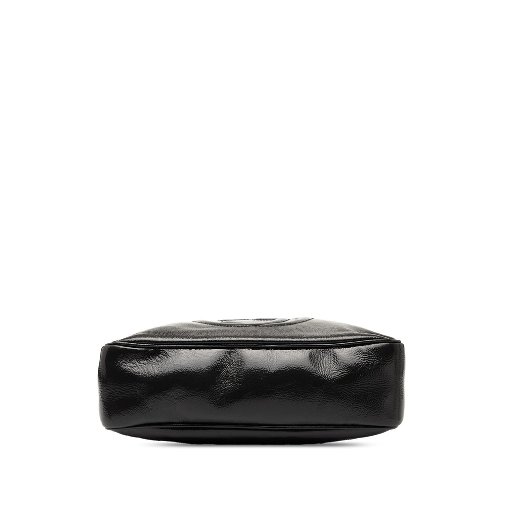 Gucci Patent Soho Chain Zip Shoulder Bag