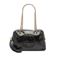 Gucci Patent Soho Chain Zip Shoulder Bag