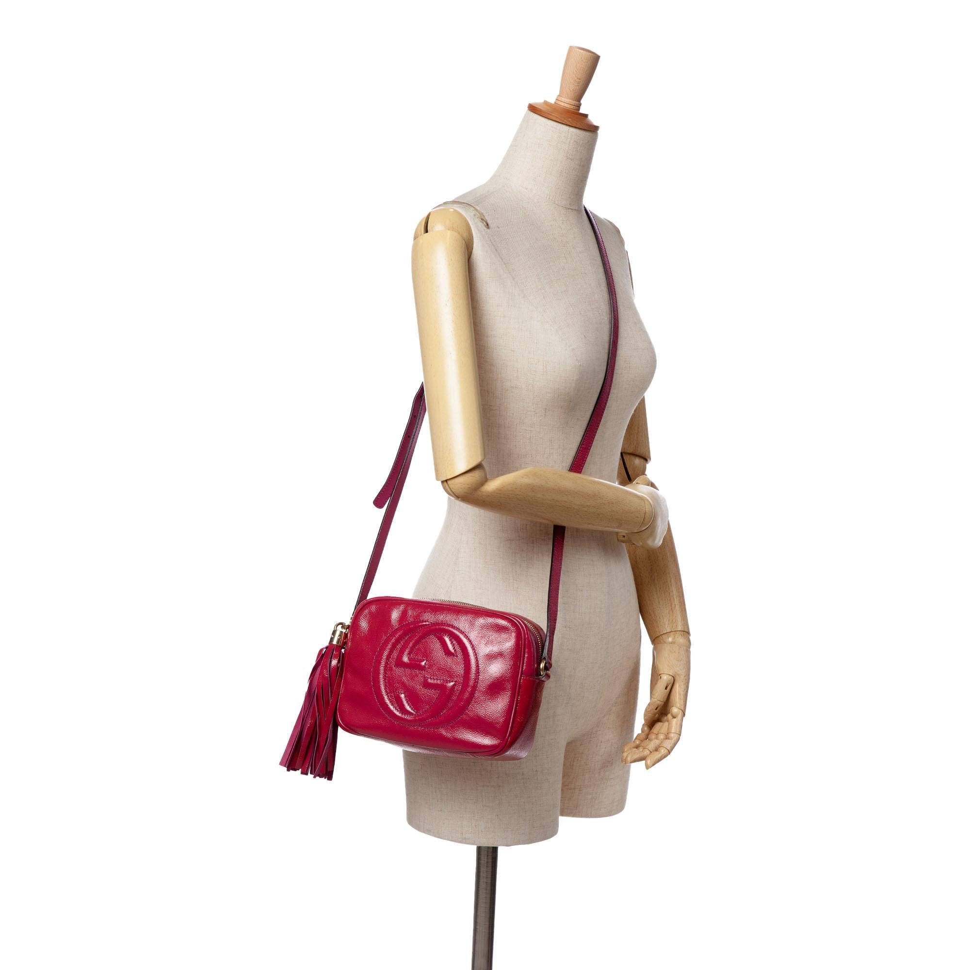 Gucci Patent Soho Disco Crossbody