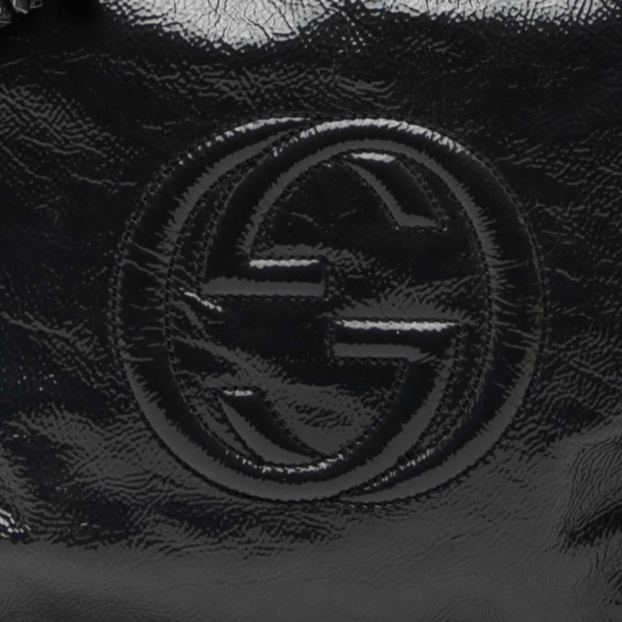 Gucci Patent Soho Shoulder Bag