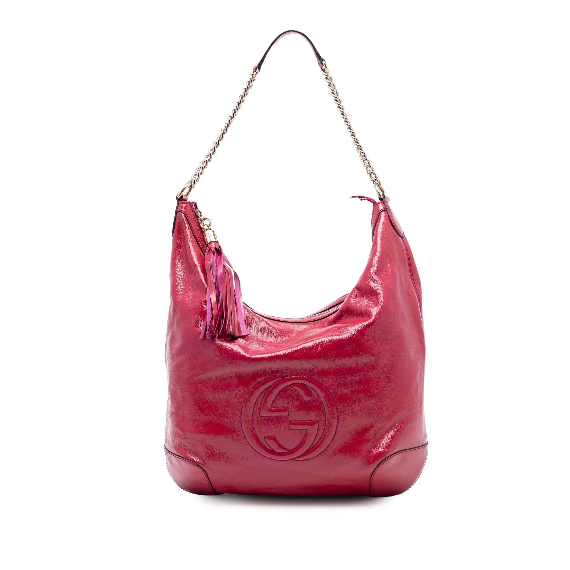 Gucci Patent Soho Shoulder Bag