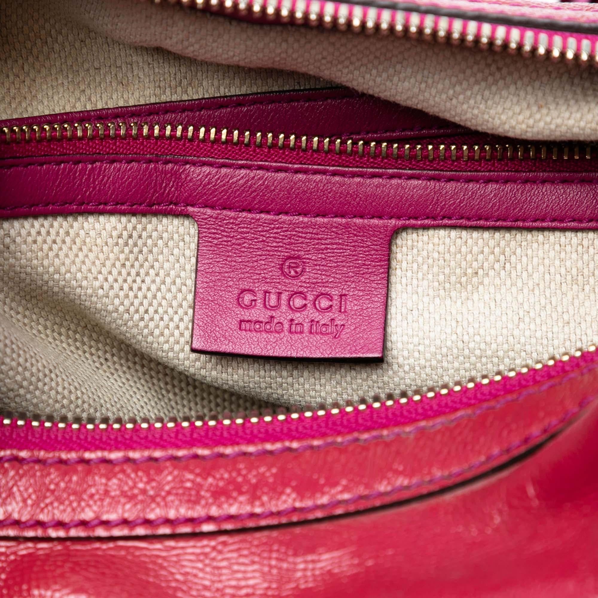 Gucci Patent Soho Shoulder Bag