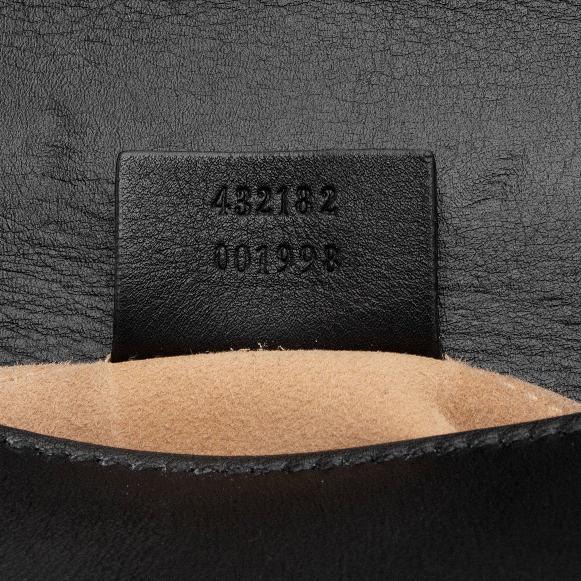 Gucci Pearl Embellished Leather Padlock Small Shoulder Bag (SHF-aixUmI)