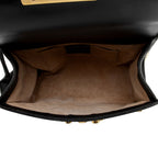 Gucci Pearl Embellished Leather Padlock Small Shoulder Bag (SHF-aixUmI)