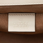 Gucci Pearl Embellished Leather Padlock Small Shoulder Bag (SHF-2JmpQy)