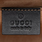 Gucci Pearl Embellished Leather Padlock Small Shoulder Bag