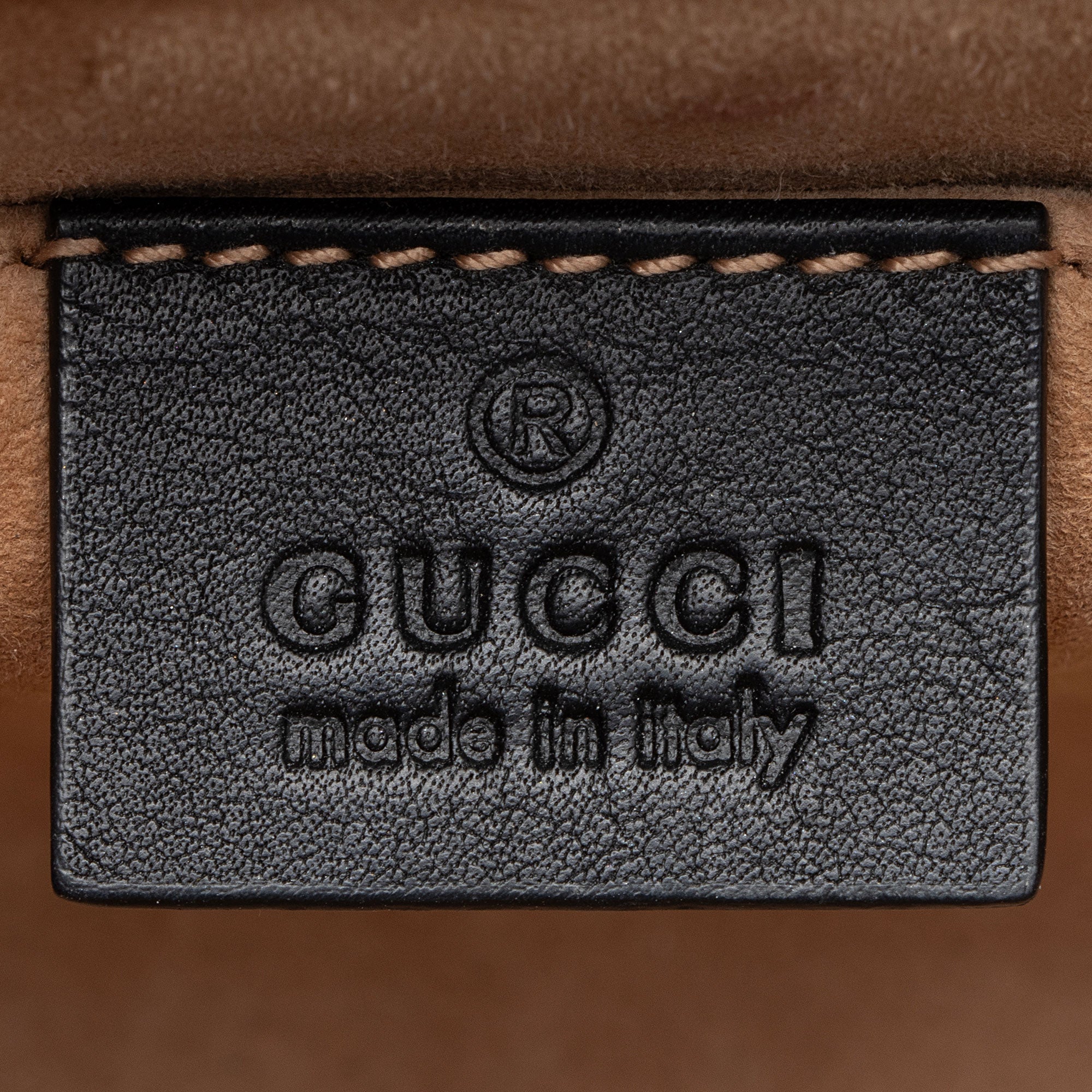 Gucci Pearl Embellished Leather Padlock Small Shoulder Bag