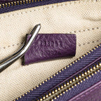 Gucci Pebbled Calfskin Piston Broadway Evening Bag