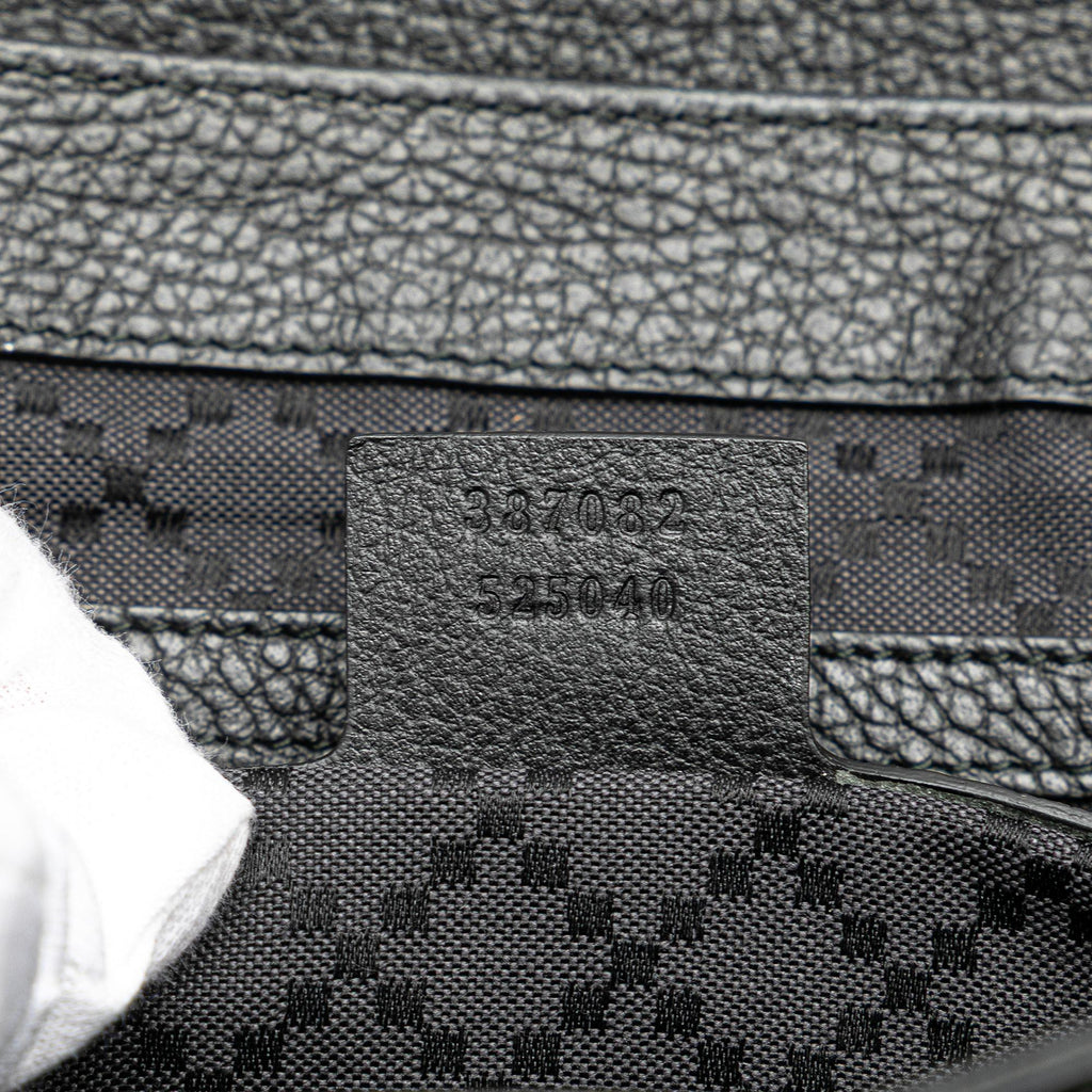 Gucci Pebbled Calfskin Portfolio Clutch