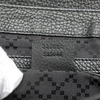 Gucci Pebbled Calfskin Portfolio Clutch