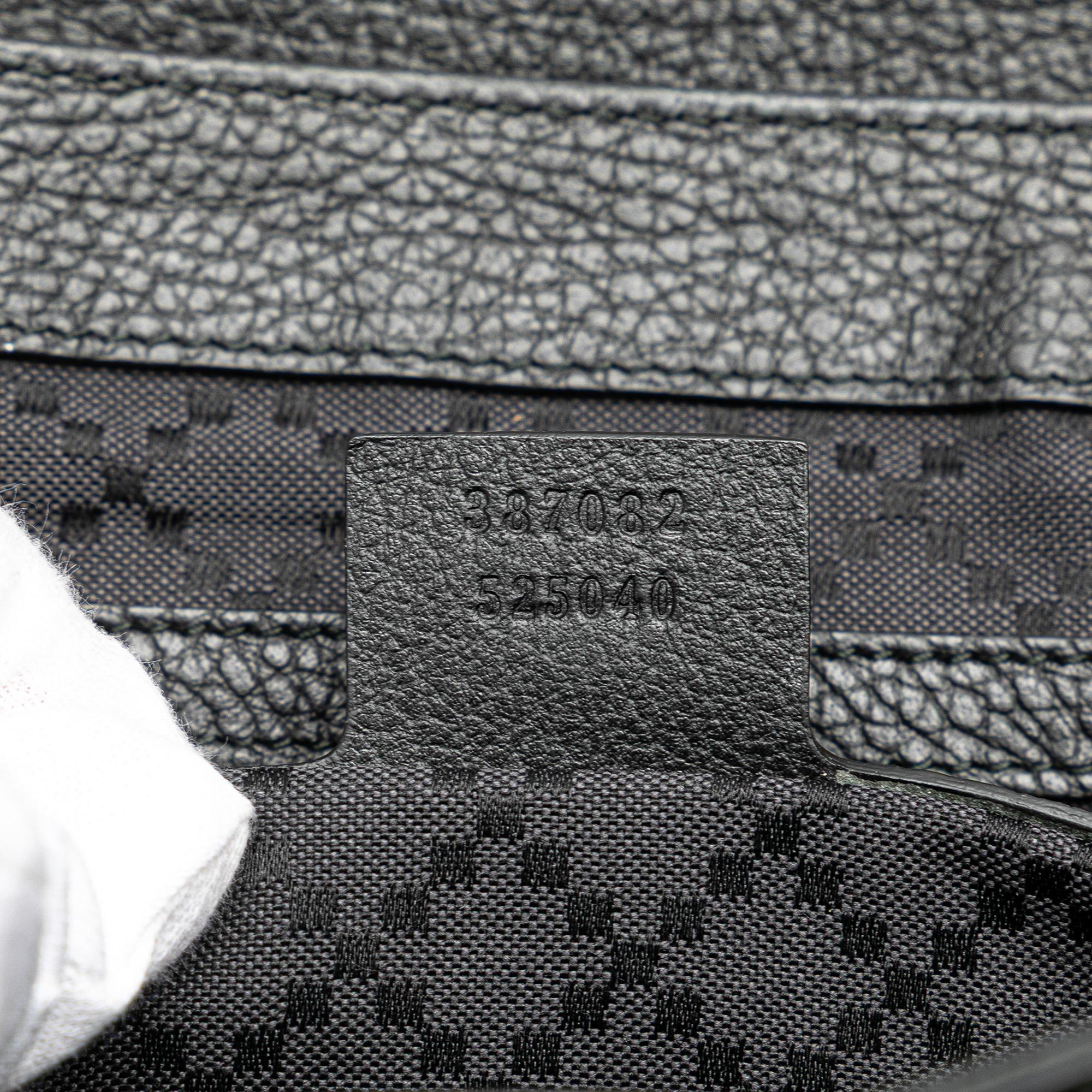 Gucci Pebbled Calfskin Portfolio Clutch