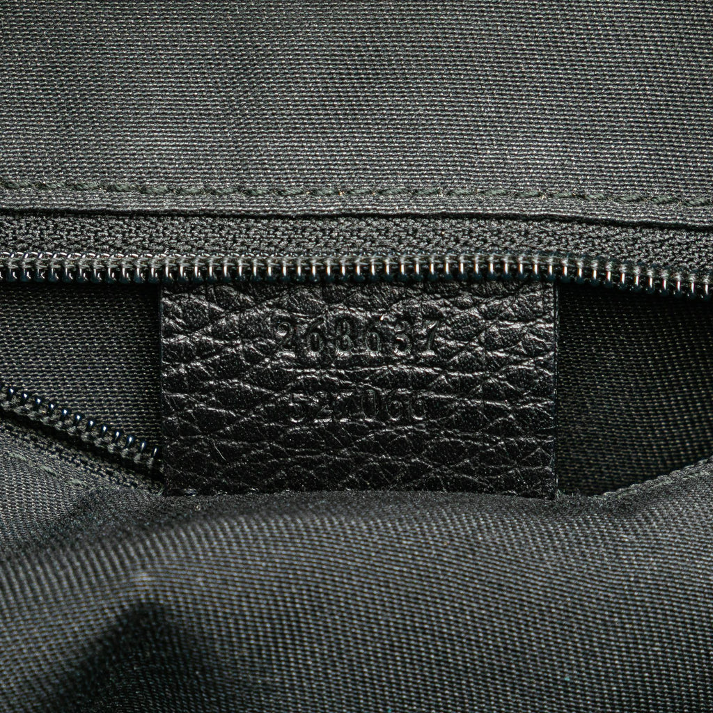 Gucci Pebbled Leather Abbey D Ring Shoulder Bag
