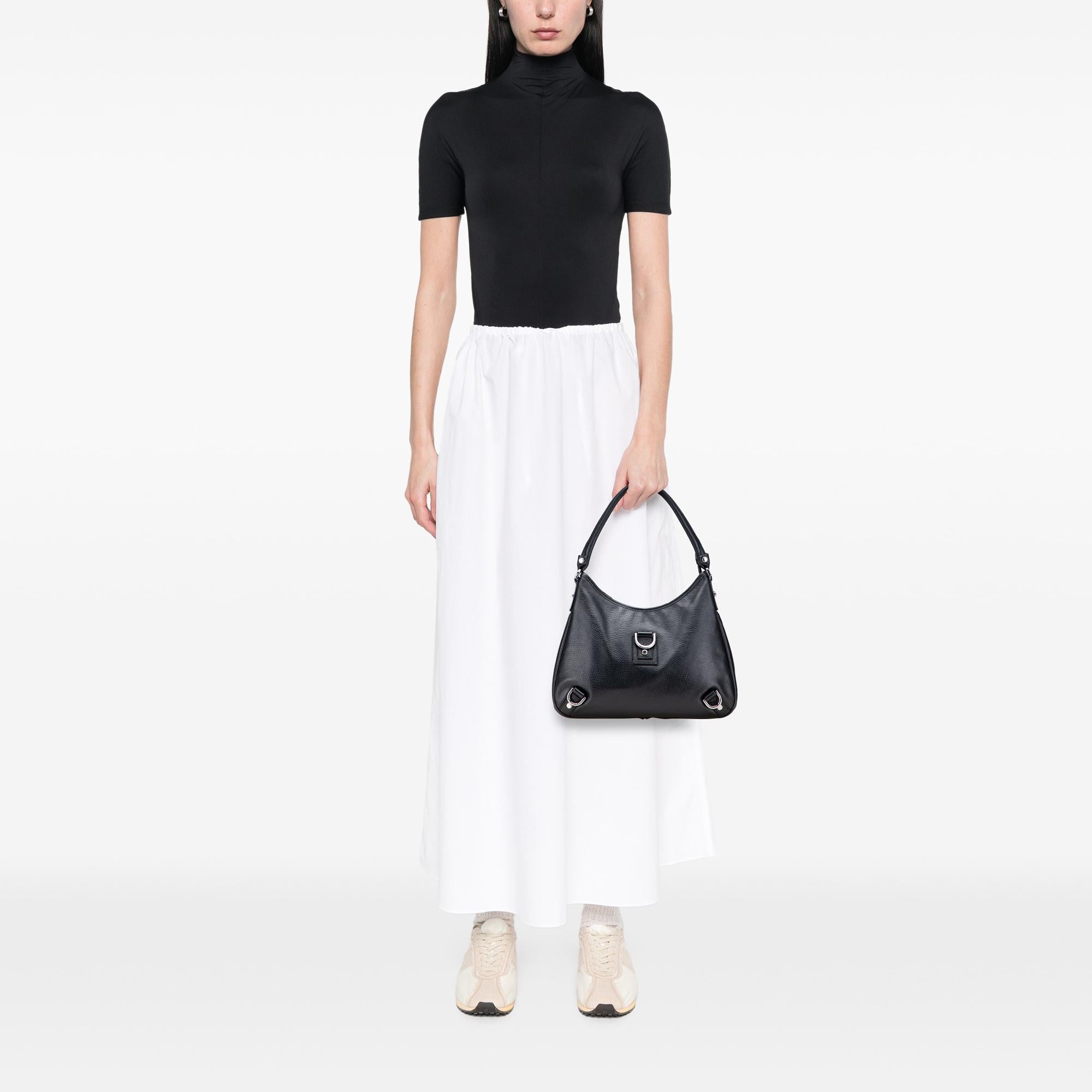 Gucci Pebbled Leather Abbey D Ring Shoulder Bag