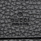 Gucci Pebbled Leather GG Marmont Card Case Wallet (SHF-dXo42g)