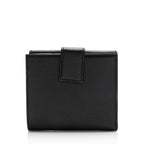 Gucci Pebbled Leather GG Marmont French Flap Wallet (SHF-22143)