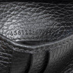 Gucci Pebbled Leather GG Marmont French Flap Wallet (SHF-22143)