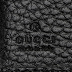 Gucci Pebbled Leather GG Marmont French Wallet