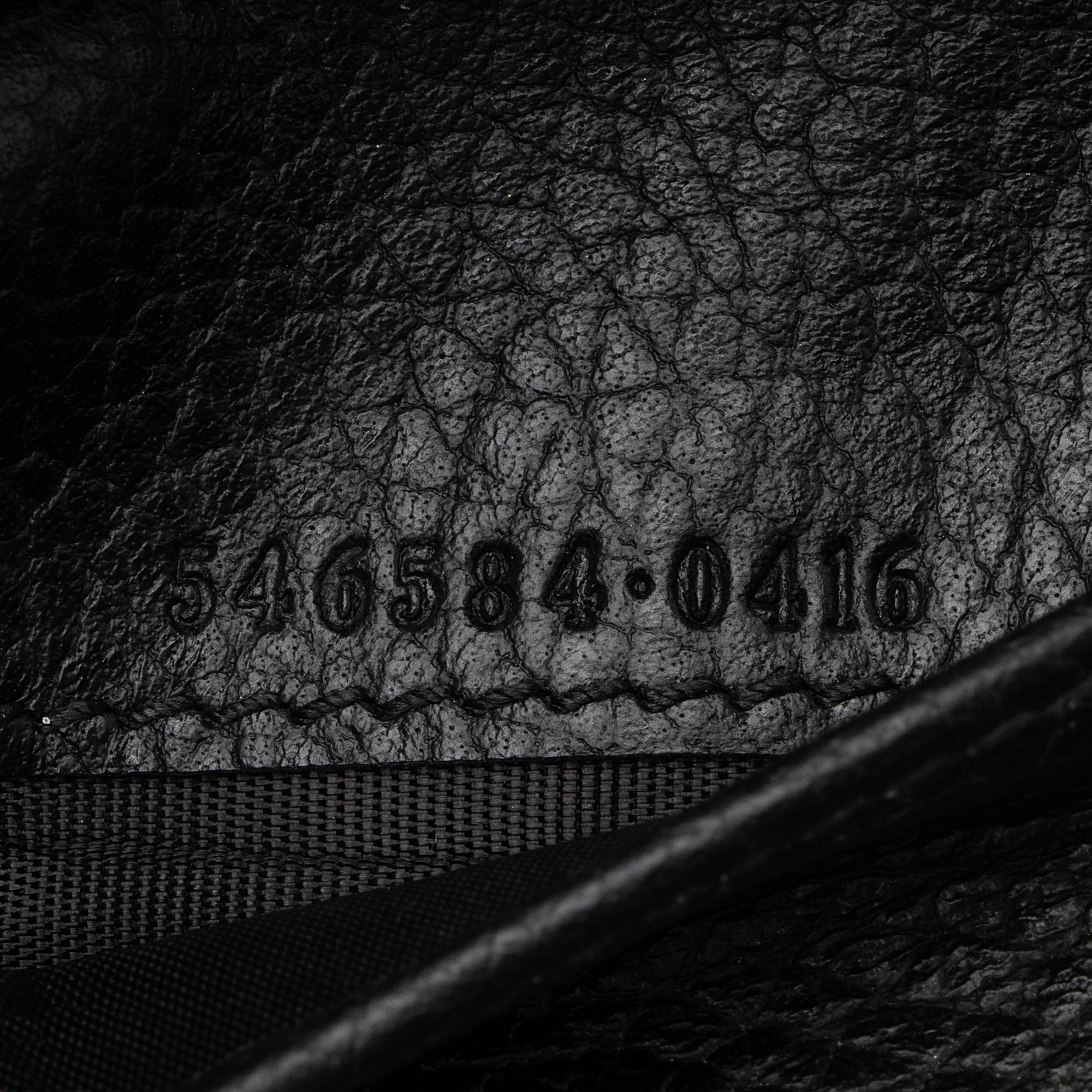 Gucci Pebbled Leather GG Marmont Small Tri-Fold Wallet (SHF-23499)