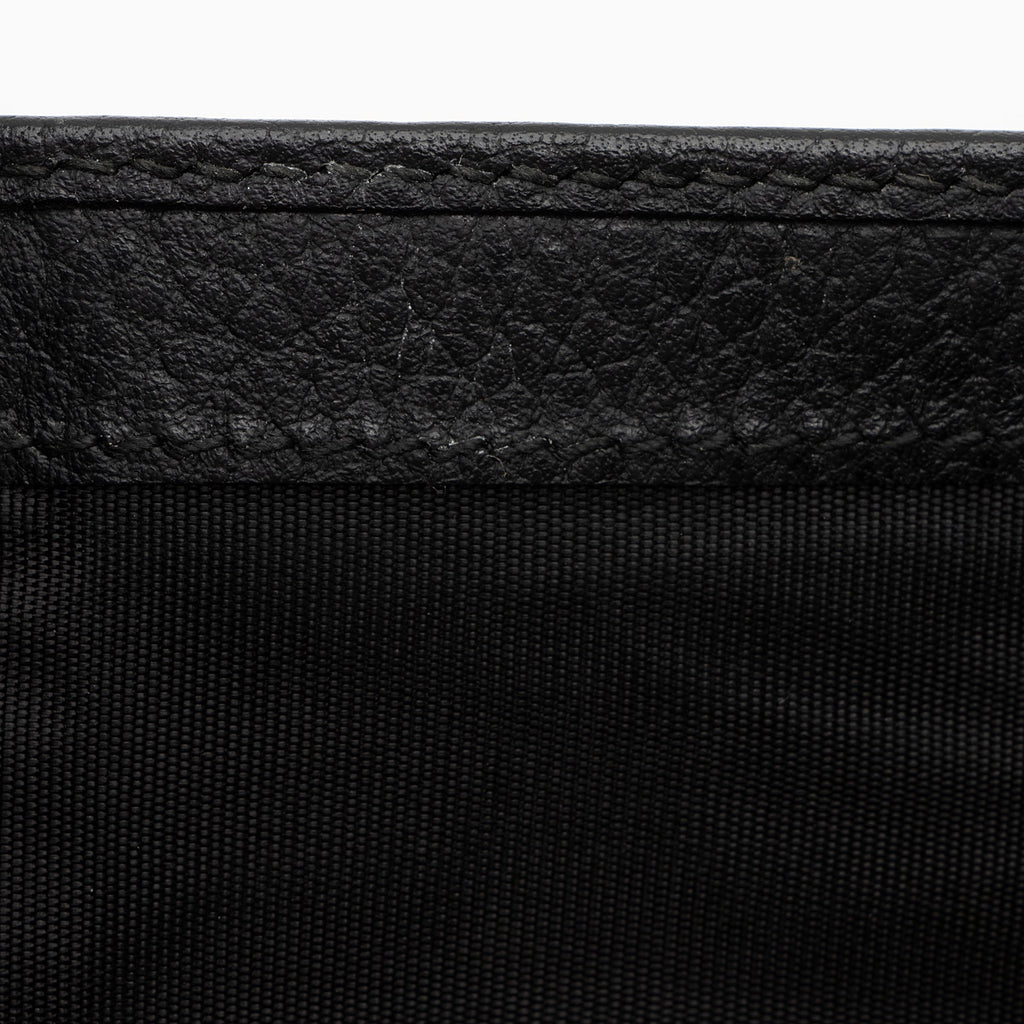 Gucci Pebbled Leather GG Marmont Small Tri-Fold Wallet (SHF-23499)
