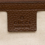 Gucci Pebbled Leather GG Marmont Top Handle Small Shoulder Bag (SHF-VGh3B4)