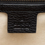 Gucci Pebbled Leather GG Marmont Top Handle