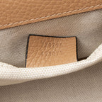 Gucci Pebbled Leather GG Marmont Top Handle