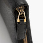 Gucci Pebbled Leather GG Marmont Zip Around Wallet (SHF-TFlGE9)
