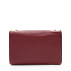 Gucci Pebbled Leather Miss Bamboo Medium Crossbody