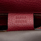 Gucci Pebbled Leather Miss Bamboo Medium Crossbody