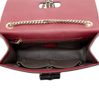 Gucci Pebbled Leather Miss Bamboo Medium Crossbody