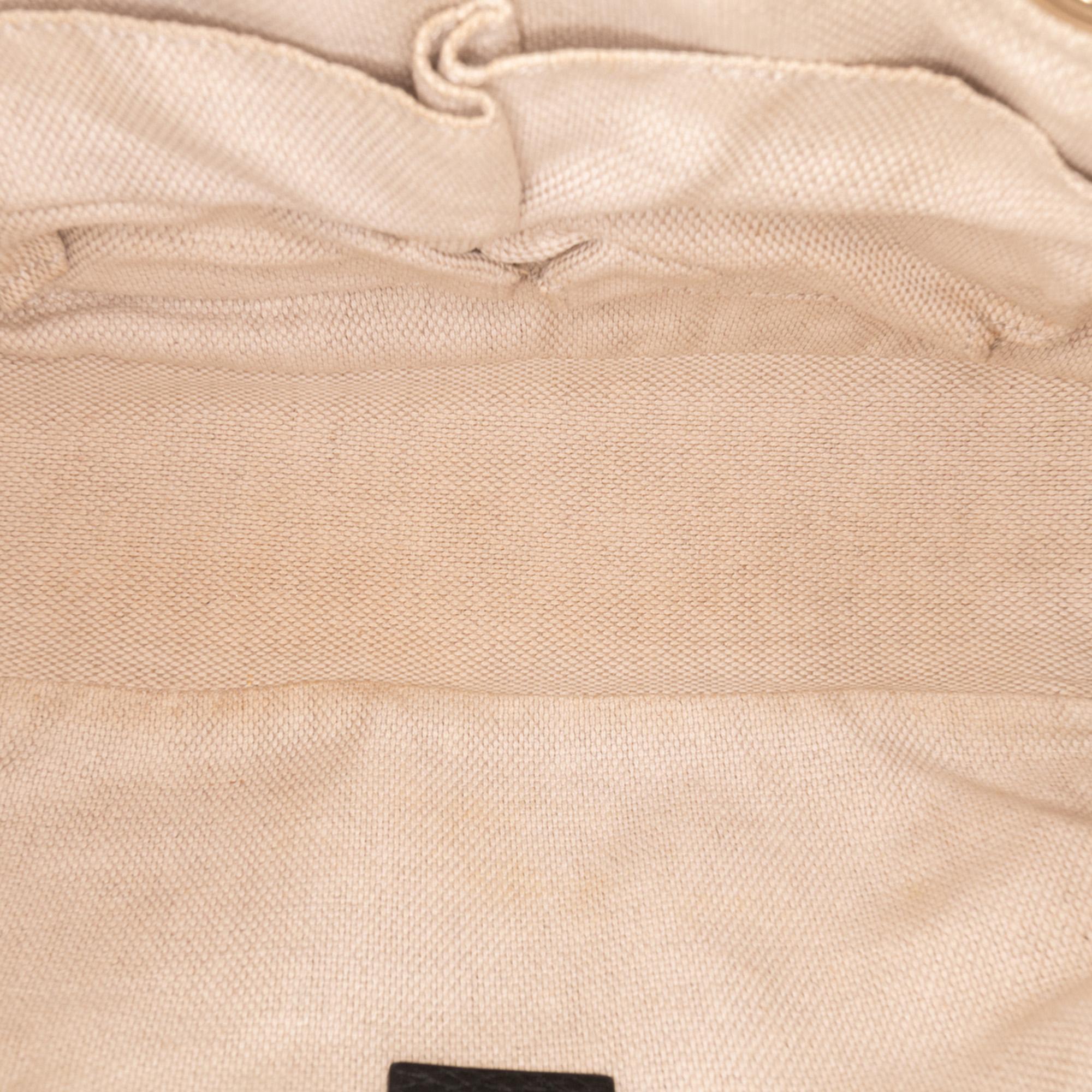 Gucci Pebbled Leather Soho Chain Zip Shoulder Bag