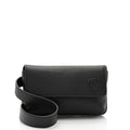 Gucci Pebbled Leather Soho Flap Belt Bag (SHF-Q9D7sL)
