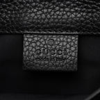 Gucci Pebbled Leather Soho Flap Belt Bag (SHF-Q9D7sL)