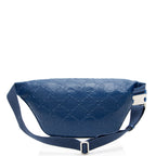 Gucci GG Perforated Embossed Leather Pocket Belt Bag