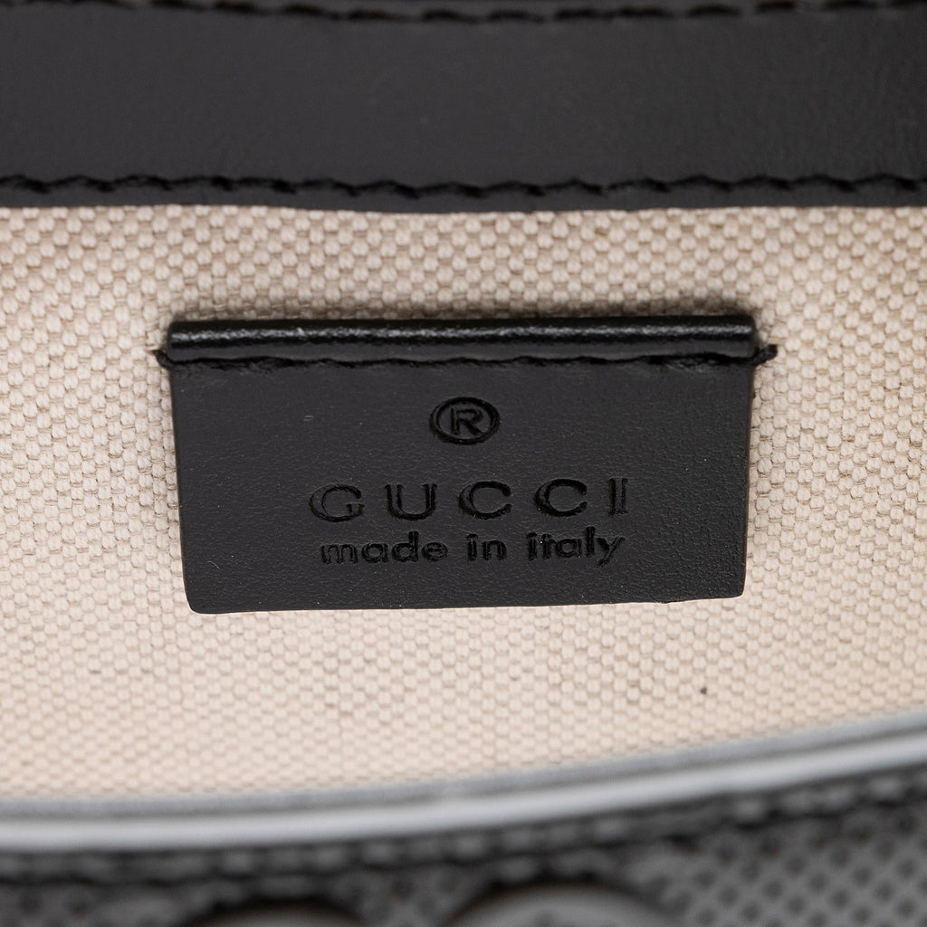 Gucci Perforated GG Double Belt Bag (SHF-ulhtMl)