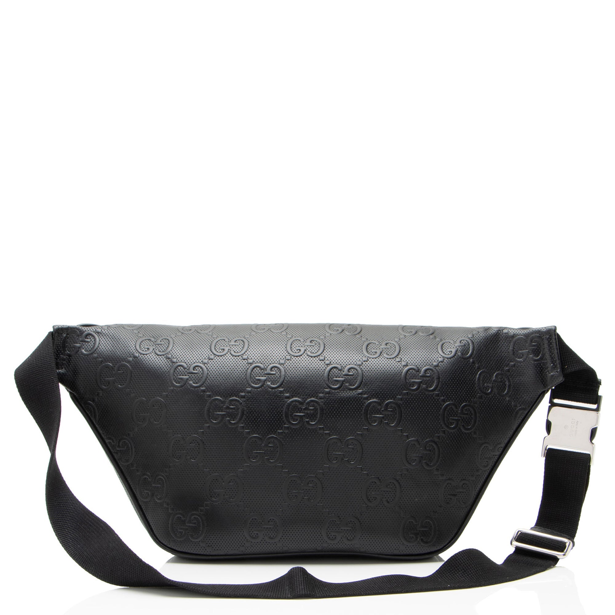 Gucci Perforated GG Embossed Pocket Belt Bag