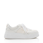 Gucci Perforated Leather GG Platform Sneakers - Size 7.5 / 37.5 (SHF-AJejAw)