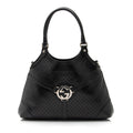 Gucci Perforated Leather Interlocking G Reins Satchel (SHF-23526)