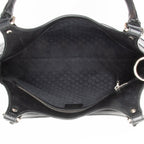 Gucci Perforated Leather Interlocking G Reins Satchel (SHF-23526)