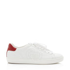 Gucci Perforated Leather Interlocking GG Ace Sneakers - Size 8.5 / 38.5 (SHF-IEm56f)